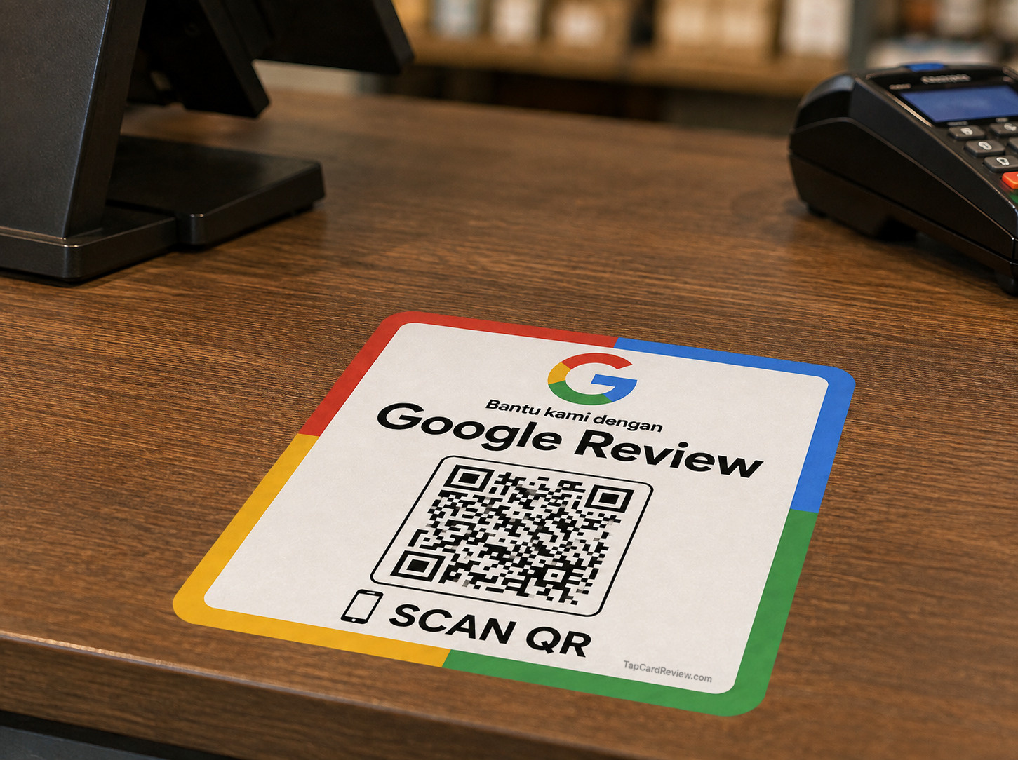 Contoh Printable Standee Kit TapCardReview